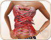 !NC LacedUp Corset Rosso