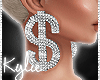 Diamond Money Earrings