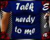 [ID] Nerdy Talk Shirt bl