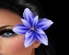 ~CR~Flower Hair Blue L