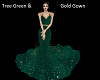 G/Gold Evening Gown