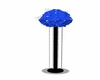 blue flower pillar