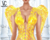 VC Yellow Mermaid Gown