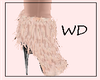 Furry Pink Ankle Boots
