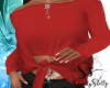 {SS} Tie Sweater Red