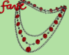 Ruby & Titanium Necklace