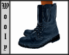 Ankel boot dusted blue