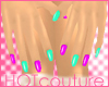 *HC* Pink&Aqua Nails