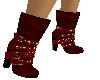 Fall Red Boots