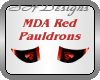 Red Dragon Pauldrons M