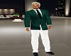 Mens Green/White Suit