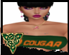 Cougar Green Tube Top