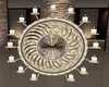 Clock Wall Candle 2