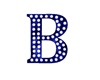 R| Bling Letter Sign B