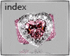 â£Pink Diamonds Heart