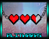Pixel Hearts Necklace M