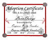 AA Luvly Adoption Cert