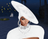 HAT WHITE ELEGANT
