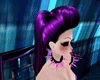 Purple hairstyle
