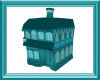 Town Building 5 in Teal