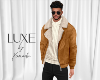 LUXE Sherpa Copper Ivory