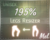M~ Leg Width 195%