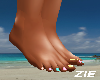 Beach Feet Multi Colour