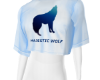 Majestic Wolf Cropped T
