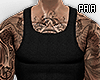 Muscle Black Tank Top