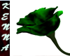 Green/Black Rose Tail