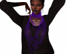 Violet Choker Beads