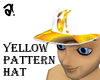 a!| Yellow Pattern Hat