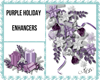 Purple Holiday Decor