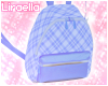 Blue Plaid Backpack