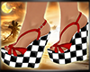 Checkered Race Heels