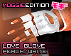 ME|LoveGlove|White/Peach