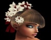 brown bride red&white