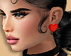 VDAY Heart Earrings