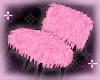 ! fuzzy pink chair