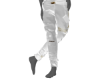 M*AD!DAS Pants/BeltWhite