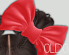 kids Bow Pink-red