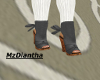 Dark Grey Wedge Sandals