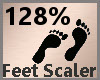 Feet Scaler 128% F A
