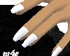 Pure White Nails