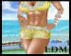 [LDM]Rose Yellow Shorts