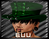 Green Carni Hat w/Hair