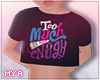 Kid Not enough Crop Top