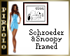 Schroeder & Snoopy Frame