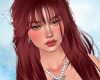 Quella Red + bangs