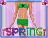 @ FLAT Bikini Green